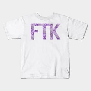 Purple Tie Dye FTK Kids T-Shirt